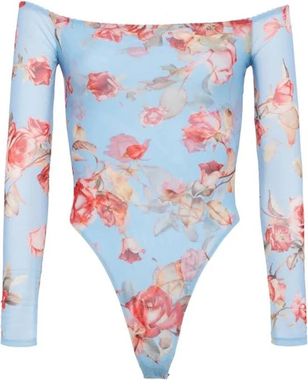NWT L'AGENCE  Peonie Stretch Off-the-Shoulder Bodysuit